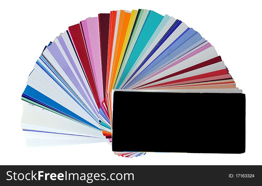 These are plastic and transparent colors to place over your camera flash, but they look like normal color swatches.