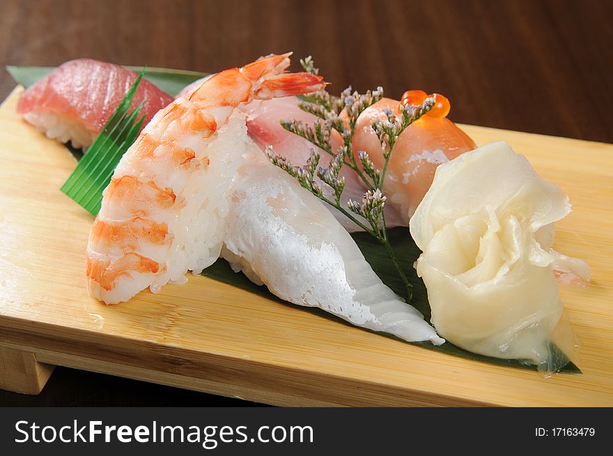 Fresh and delicious sushi in Japan