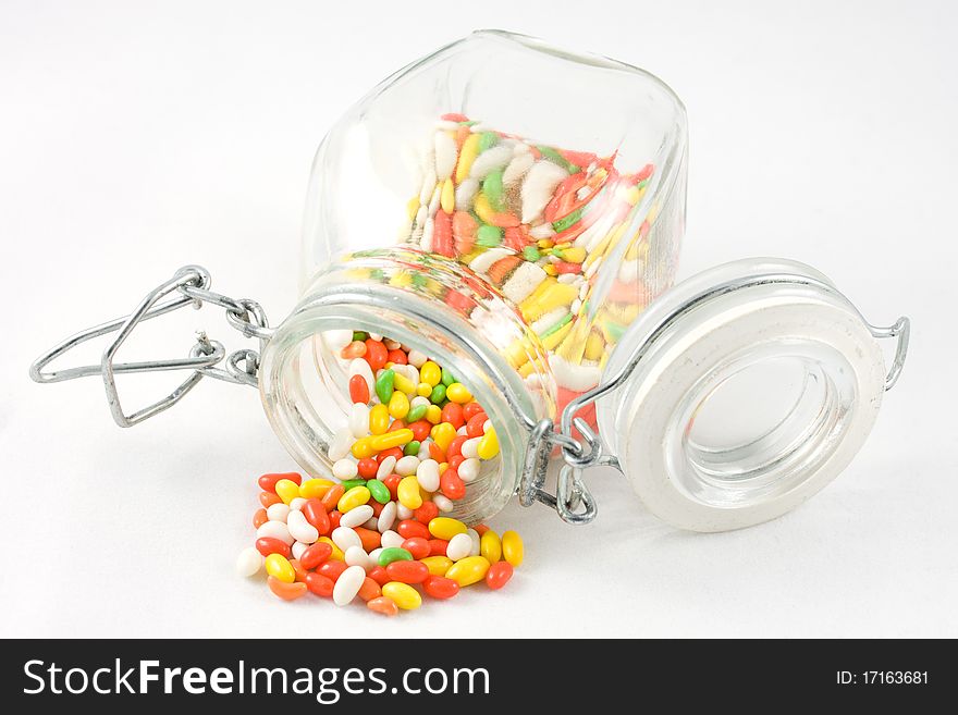 Indian Aniseed Candy In A Kilner Style Jar