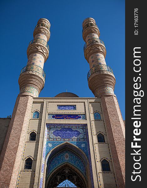 Magic mosque, traditional color mosaic.