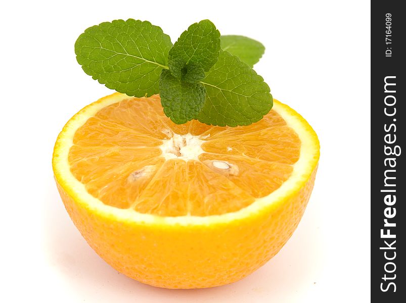 Orange With Mint