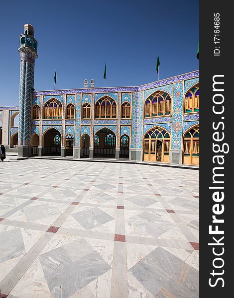 Magic mosque, traditional color mosaic.