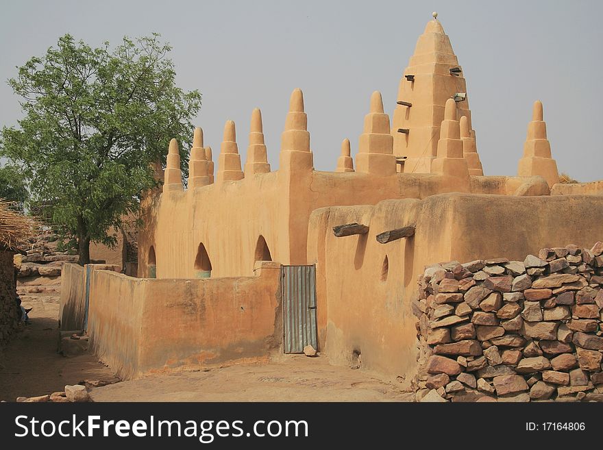 Small Mosque in Mali, Africa