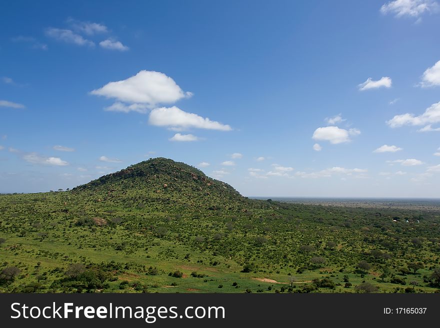 African savannah Kenya outdoors landscape