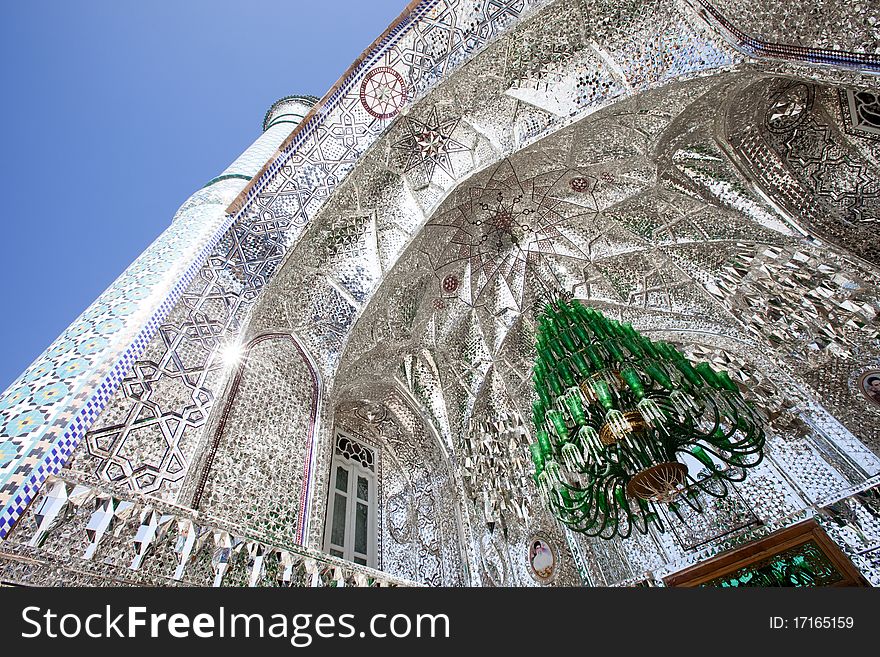 Magic mosque, traditional color mosaic.