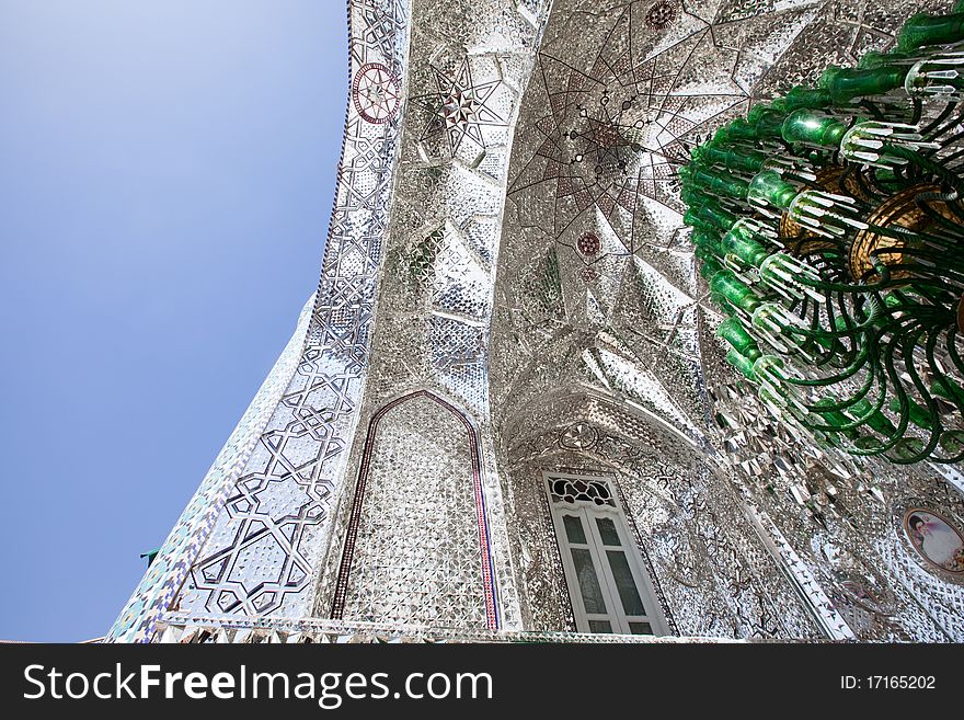 Magic mosque, traditional color mosaic.