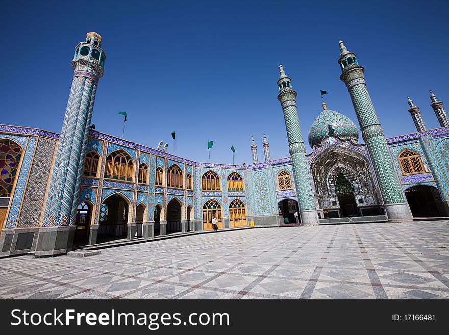 Magic mosque, traditional color mosaic.