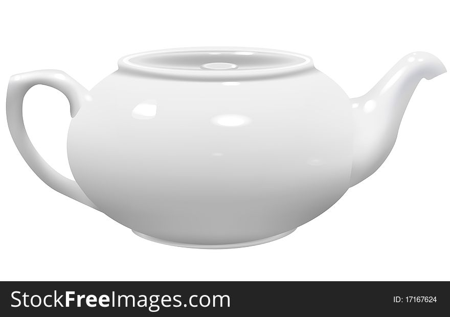 Teapot to using in tee ceremony