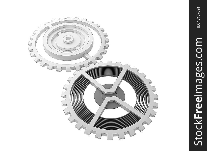 Gears with cartoon shader