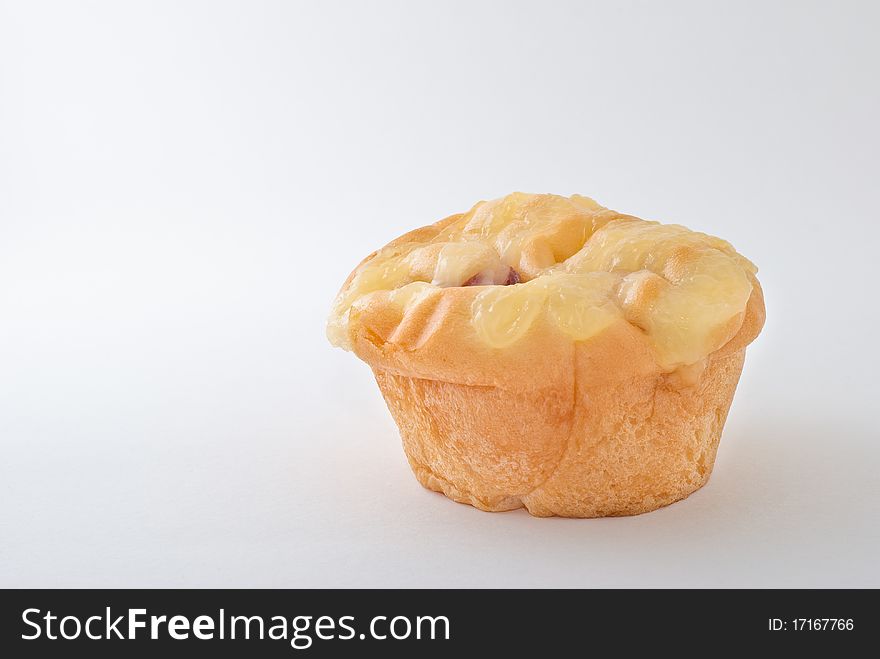 Homemade bakery with white background