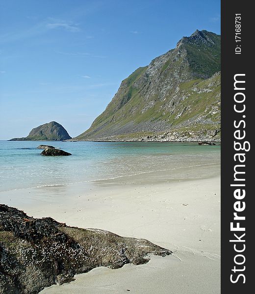 Rough and beautiful landscape Lofoten Islands