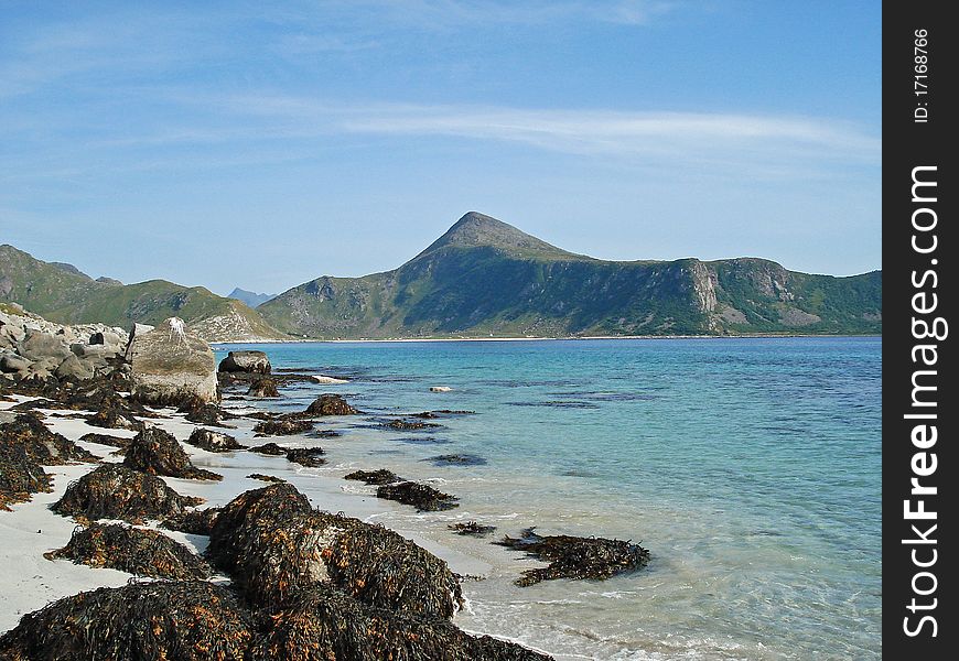 Rough And Beautiful Landscape Lofoten Islands