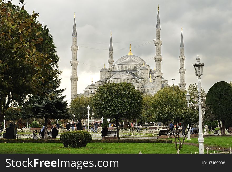 Turkish Blue Mosque in Istanbul
