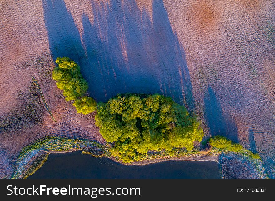 Amazing Lithuania Aerial Image Of Nature In Spring