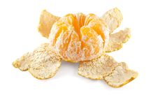 Peeled Mandarin Stock Photos Peeled Mandarin Stock Photos
