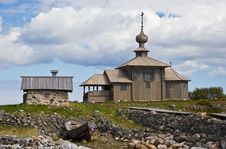 Saint Andrew Chapel On Greater Zayatsky Island Royalty Free Stock Image Saint Andrew Chapel On Greater Zayatsky Island Royalty Free Stock Image