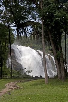 Huge Waterfall Park Stock Image