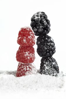 Raspberry And Blackberry Stock Photos Raspberry And Blackberry Stock Photos