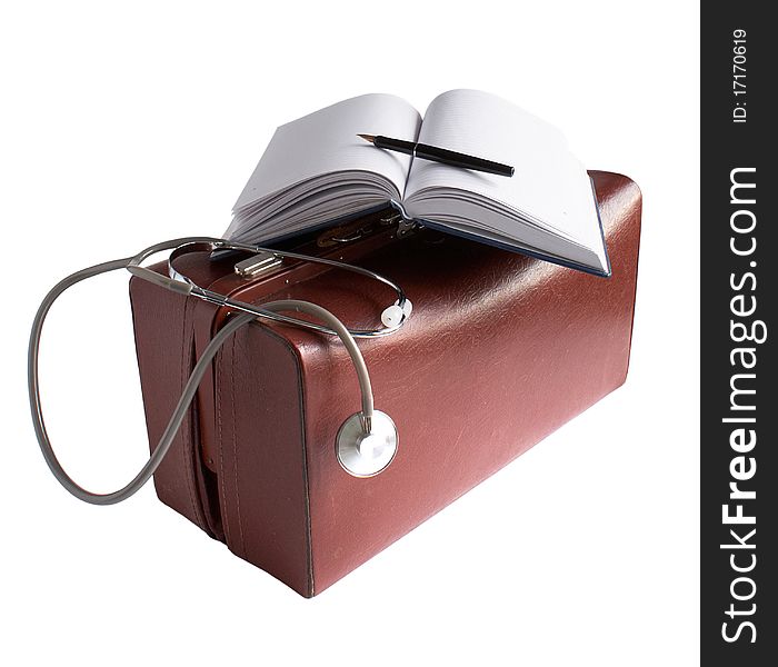 The doctor will write down in a writing-book of the indication of your blood pressure. The doctor will write down in a writing-book of the indication of your blood pressure