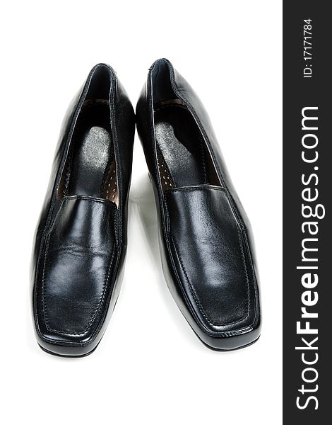 Black feminine loafers