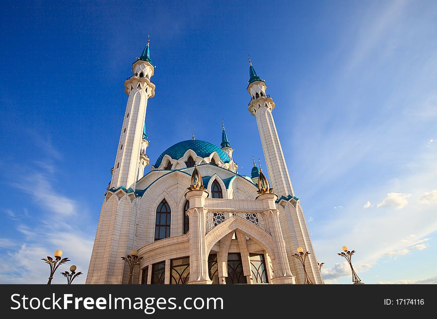 Kul-sharif mosque in Kazan, Russia. Kul-sharif mosque in Kazan, Russia