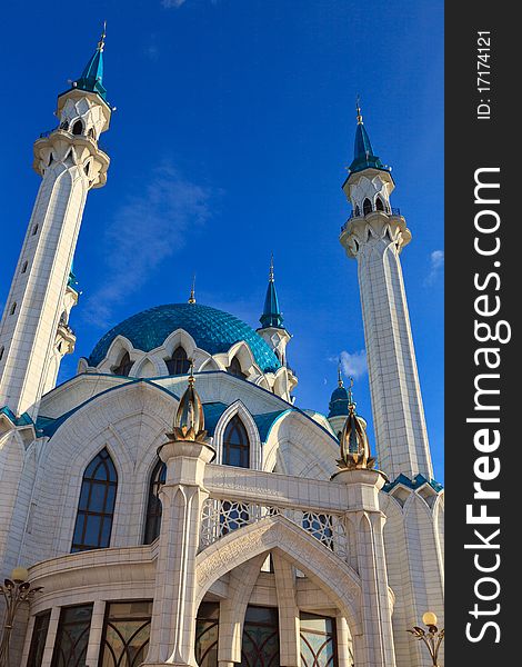 Kul-sharif mosque in Kazan, Russia. Kul-sharif mosque in Kazan, Russia