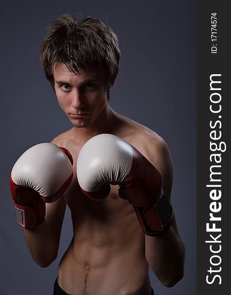 Guy In Boxing Gloves