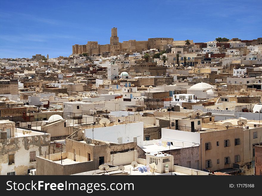 Sousse old town - famous Tunisian travel destination which is on the UNESCO World Heritage List