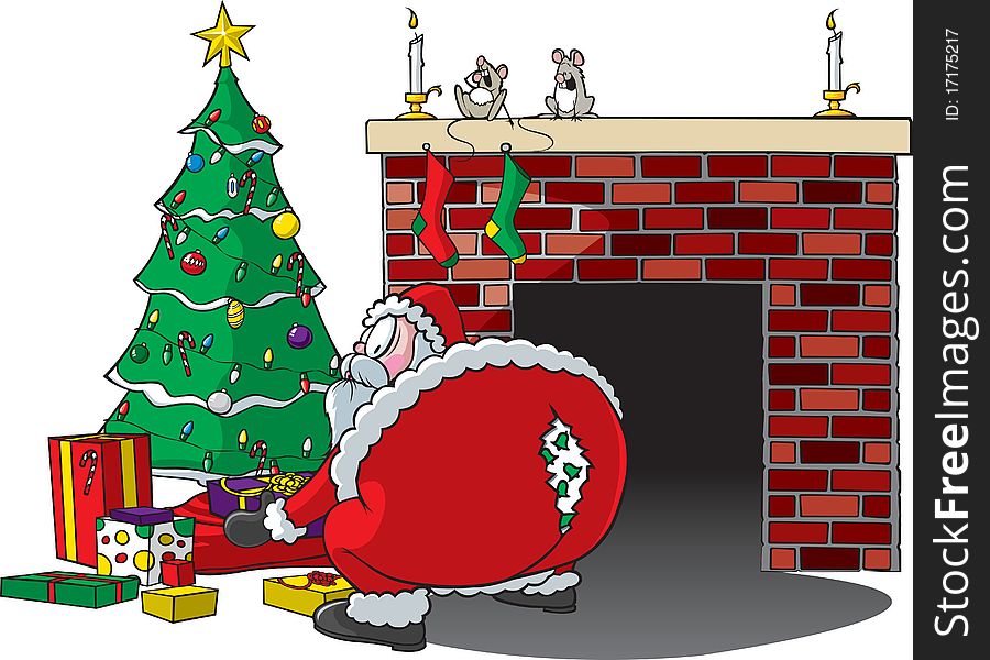 Cartoon of Santa bending over and ripping pants. Vector and high resolution jpeg files available. Cartoon of Santa bending over and ripping pants. Vector and high resolution jpeg files available.