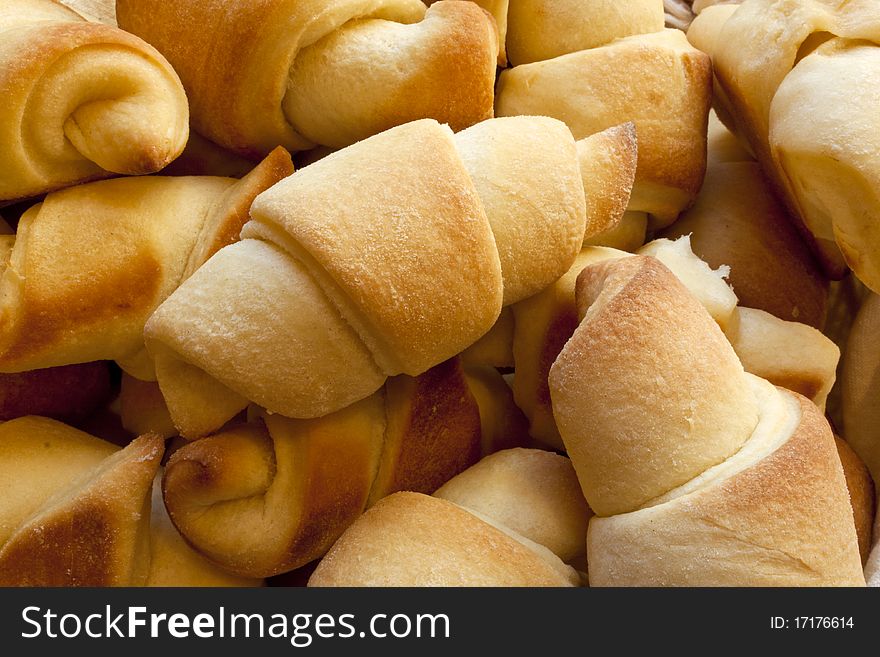 Freshly baked butterhorn rolls ready for a holiday meal.