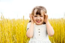 Girl In The Field Stock Photos Girl In The Field Stock Photos