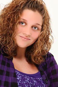 Teen Girl Smiling Stock Photos