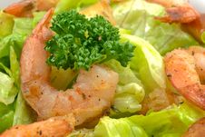 Prawn Salad Royalty Free Stock Photos Prawn Salad Royalty Free Stock Photos