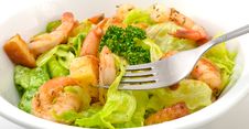 Prawn Salad Royalty Free Stock Photography Prawn Salad Royalty Free Stock Photography