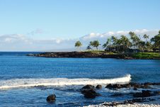 A View On Paradise Off The Big Island Of Hawaii Stock Photography