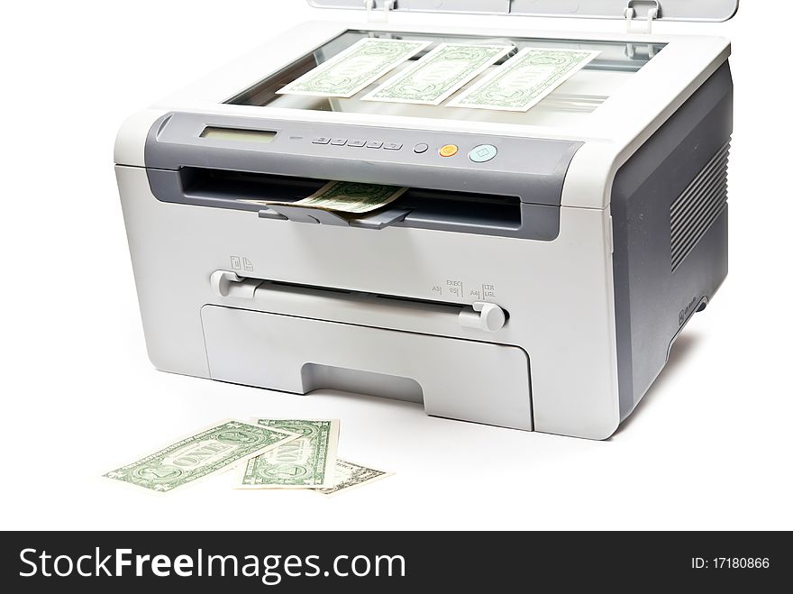 Printer And Money