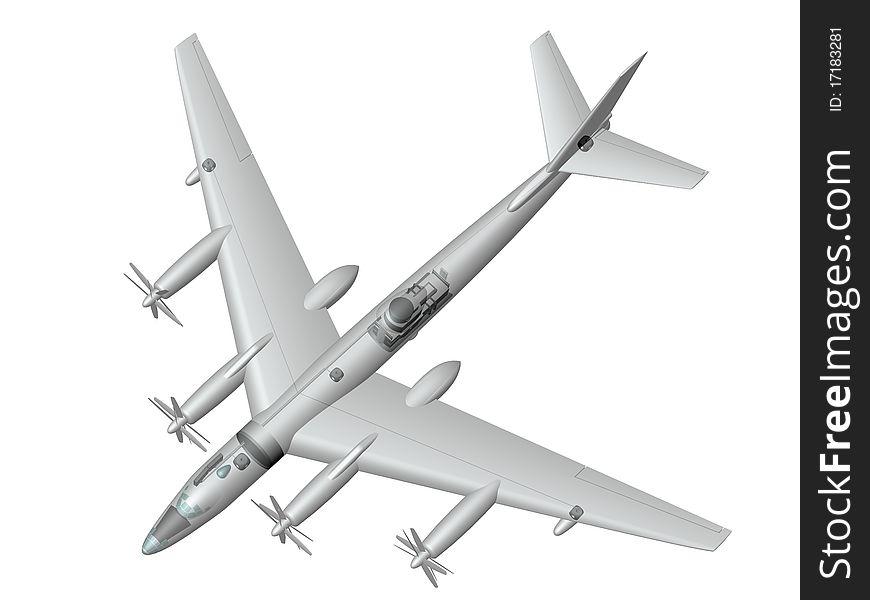 Reconstruction of plains developed by Tupolev bureau during nuclear aircraft develops. Reconstruction of plains developed by Tupolev bureau during nuclear aircraft develops.