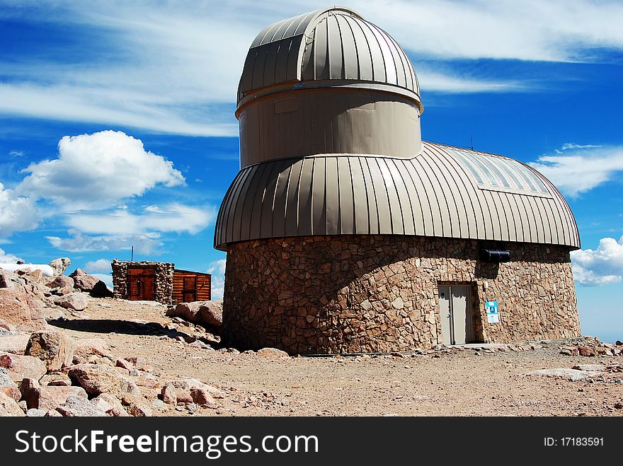 Mount Evans Colorado Planetarium observatory. Mount Evans Colorado Planetarium observatory..