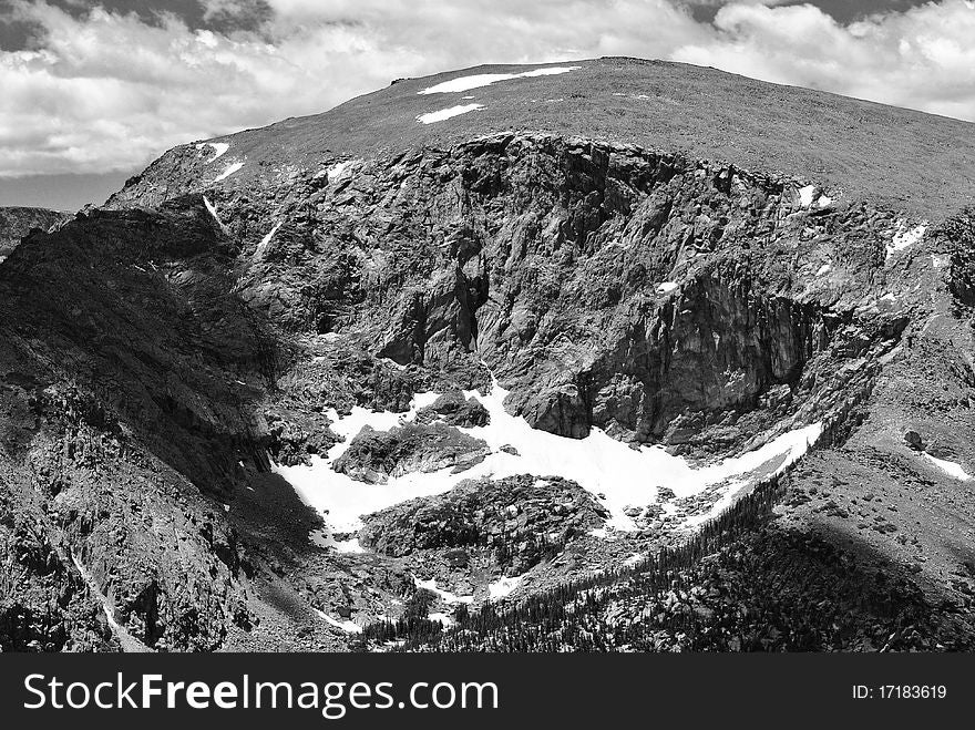 Rocky Mountain national park crater. Rocky Mountain national park crater