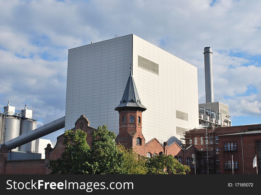 Coal and coke facility at Westhafen area, Berlin, Germany. Coal and coke facility at Westhafen area, Berlin, Germany