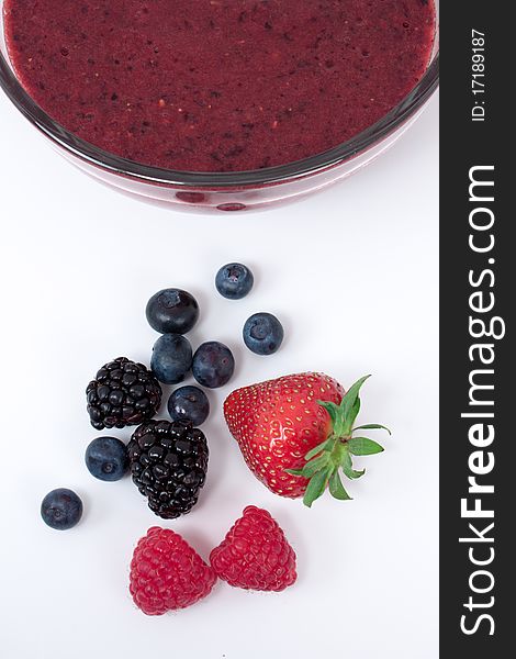 Delicious berry smoothie