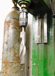 Large Drilling Machine Stock Photography Large Drilling Machine Stock Photography