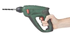 Drill Held By Human Hand Stock Photos Drill Held By Human Hand Stock Photos