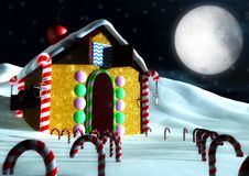 Christmas Candy House Stock Image Christmas Candy House Stock Image