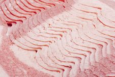 Raw Bacon Stock Photography