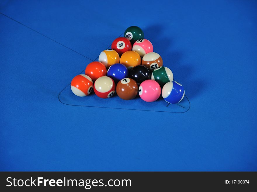 Young pro billiard player finding best solution and right angle at billard or snooker pool sport game. Young pro billiard player finding best solution and right angle at billard or snooker pool sport game