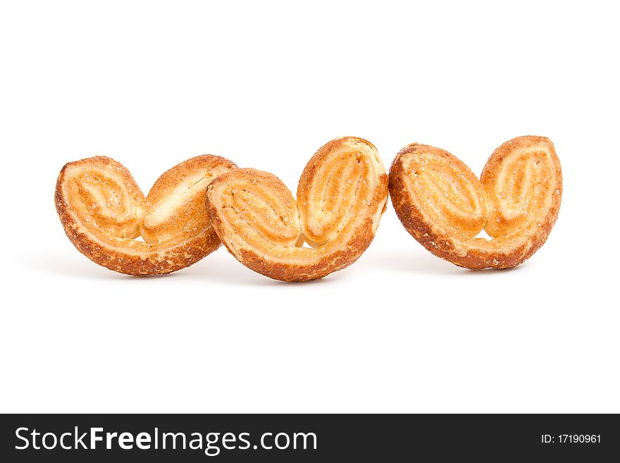 Cookies isolated on white background