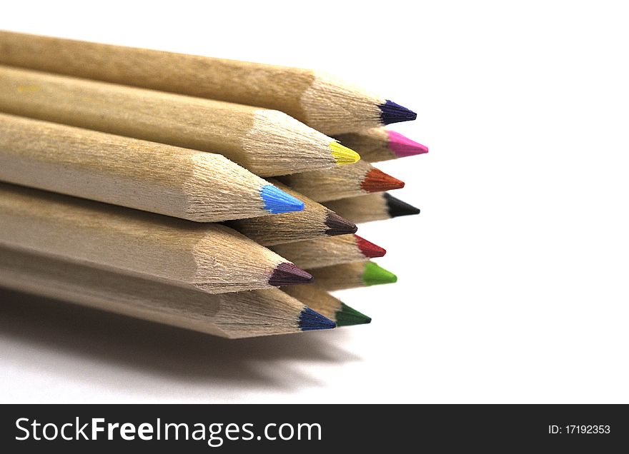 Twelve Colored pencil