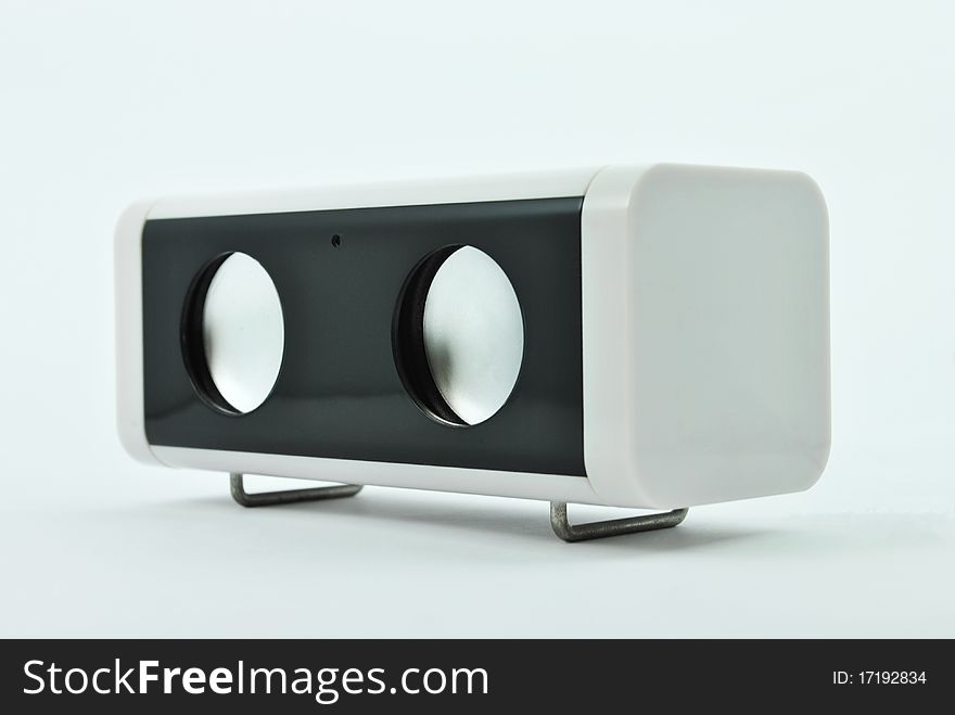 Isolated speaker with white background