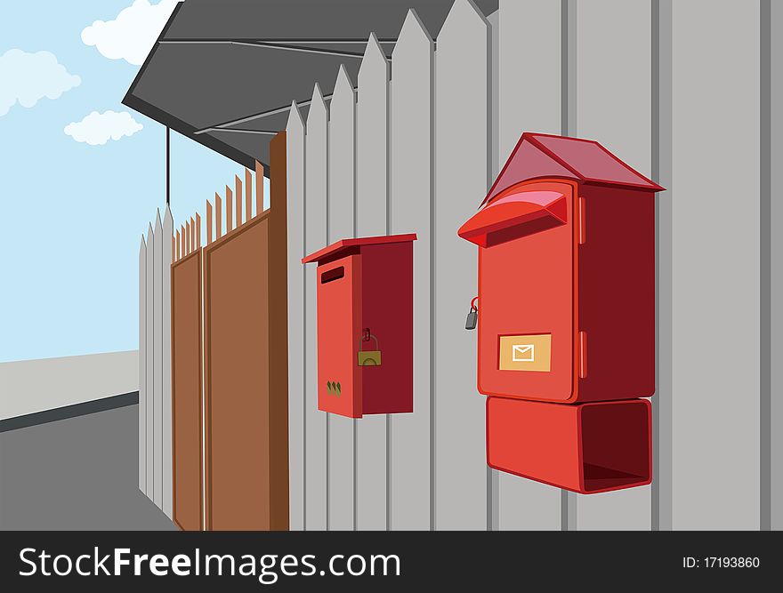 Vector image for mailbox design